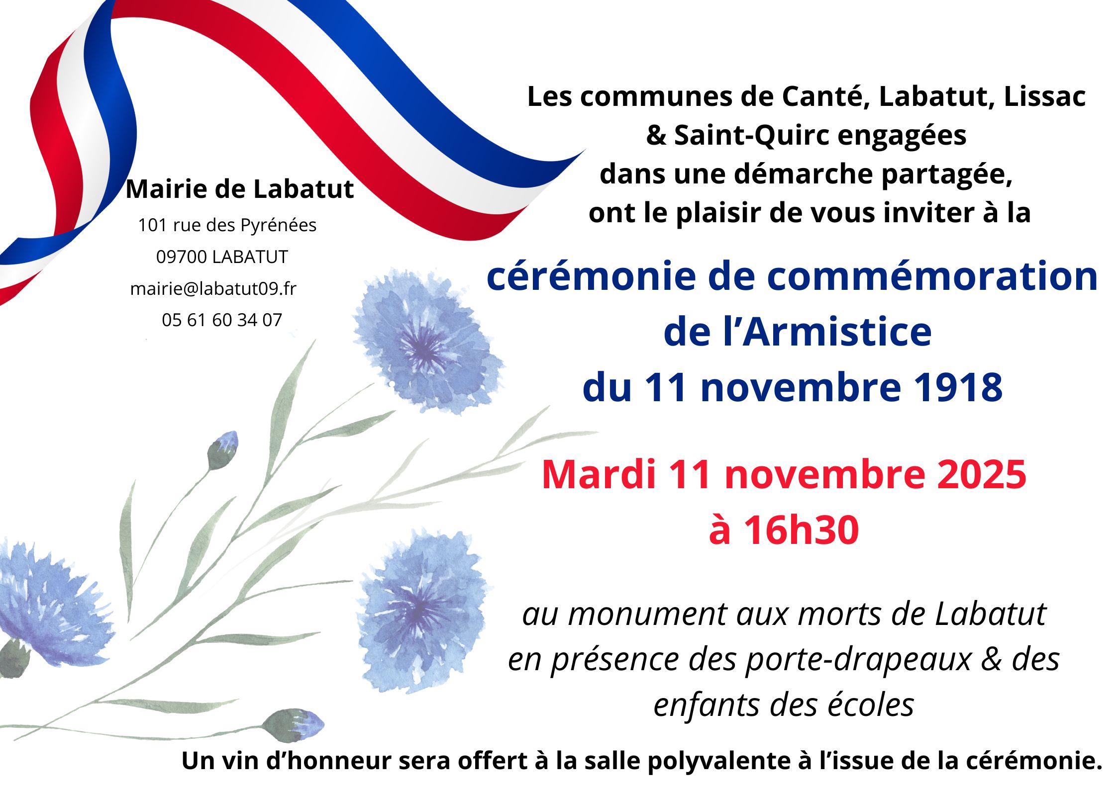 Cérémonie 11 novembre