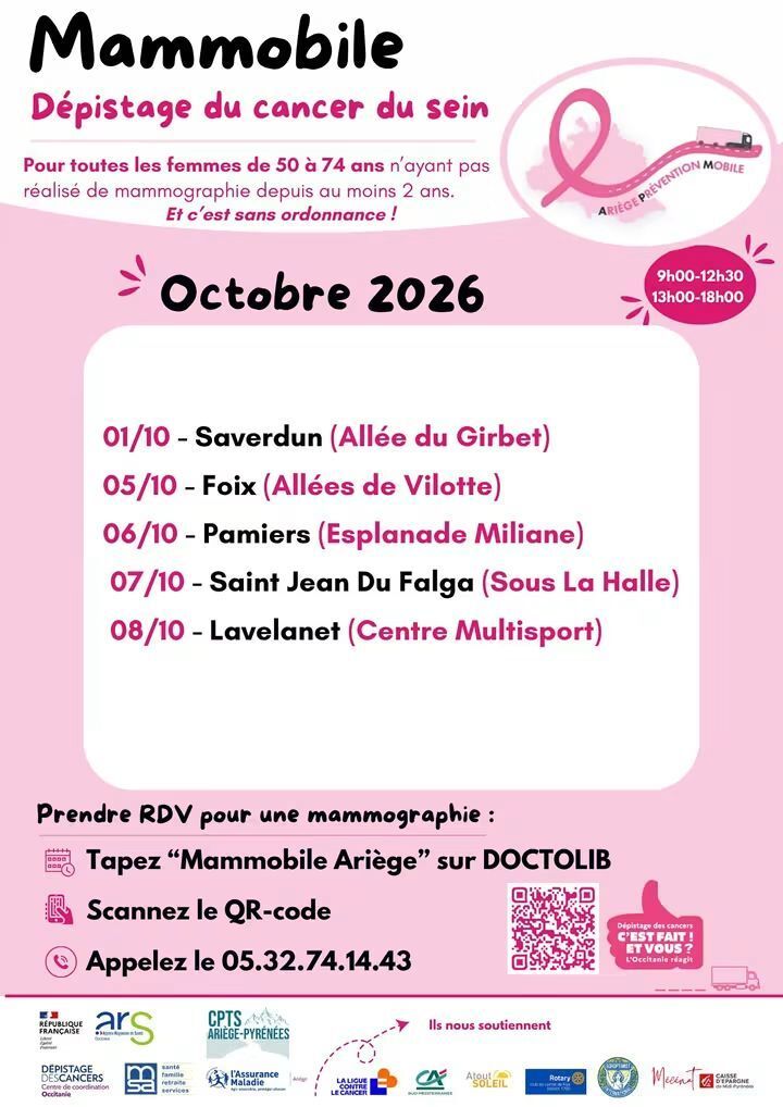 Saverdun Dépistage avec le Mammobile 1790604064