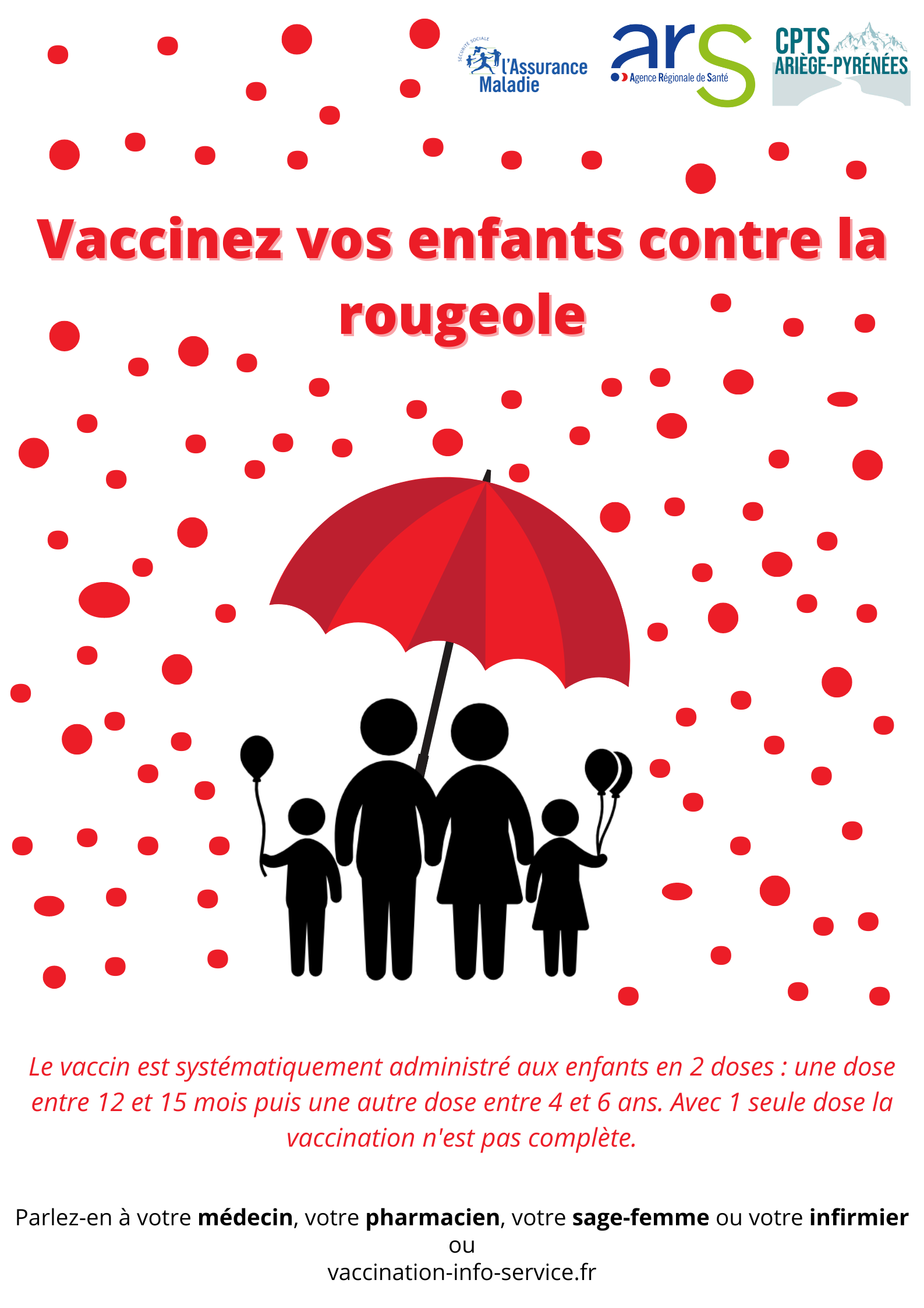 affiche vaccination rougeole