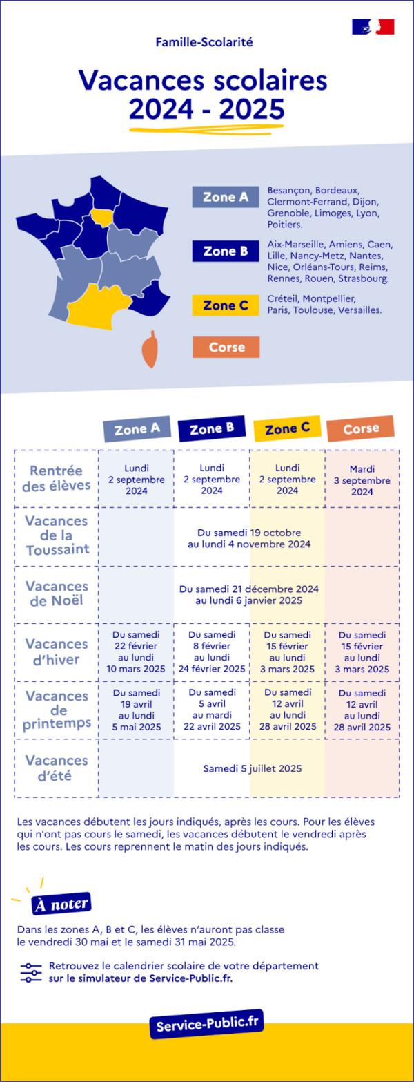 vacances scolaires