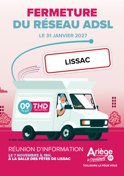 Lissac - REUNION D'INFORMATION ADSL