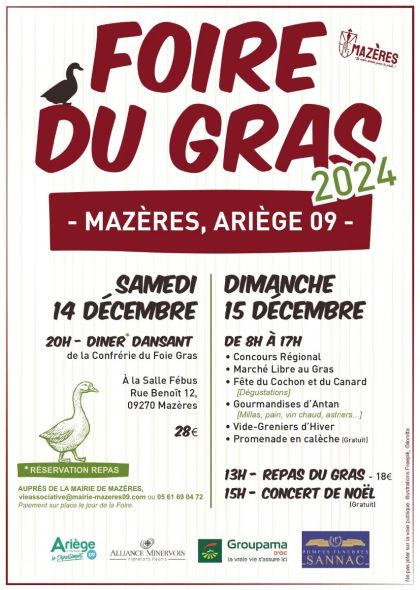 programme foire du gras