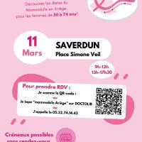 SAVERDUN - AFFICHE MAMMOBILE