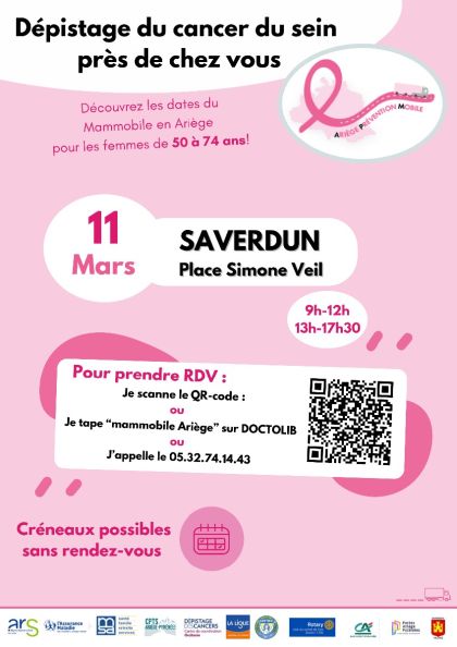 SAVERDUN - AFFICHE MAMMOBILE